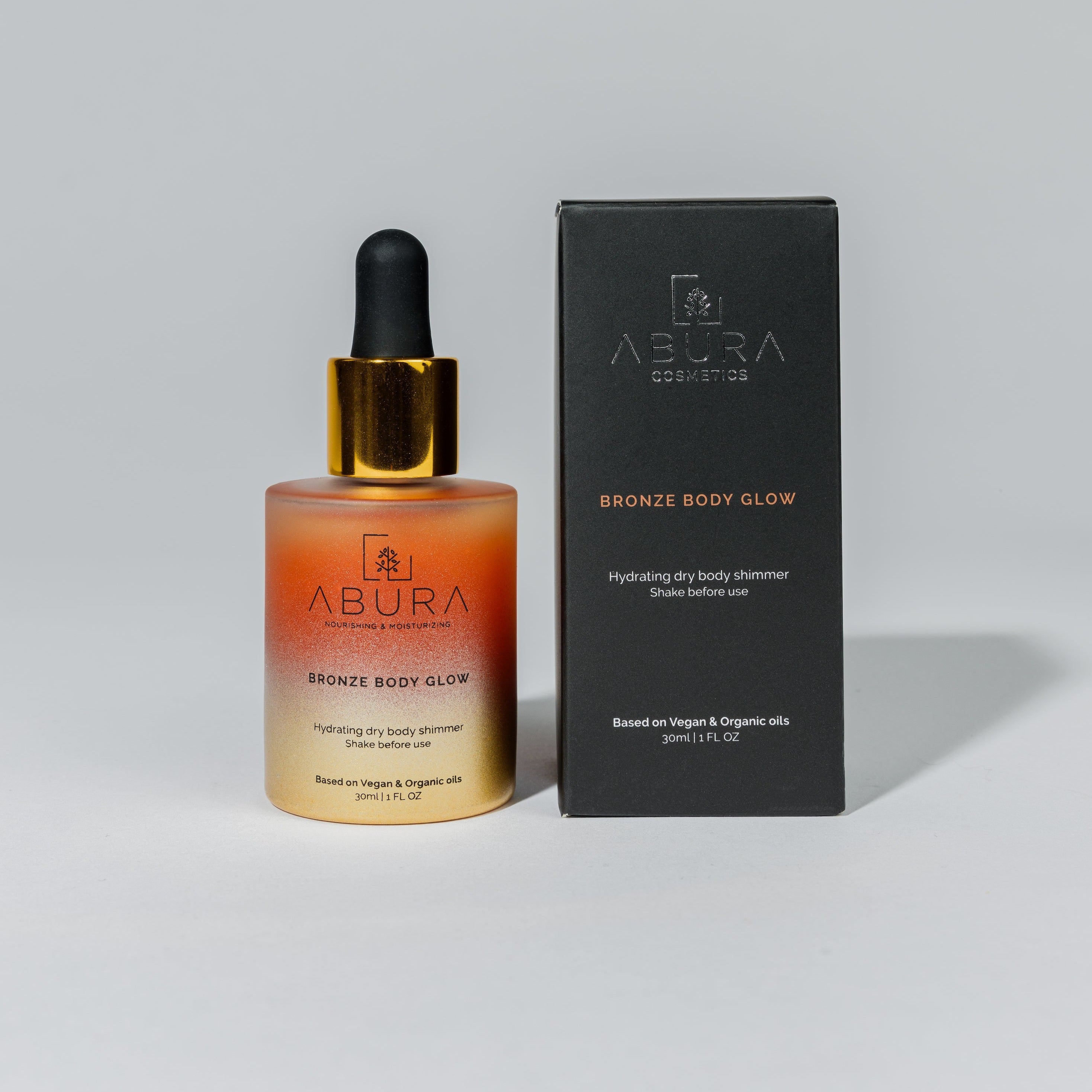 Bronze Body Glow • Organiskt skimmer för torr kropp • Bronzer • Vegansk | Cosmos Organic-certifierad | Alla hudtyper