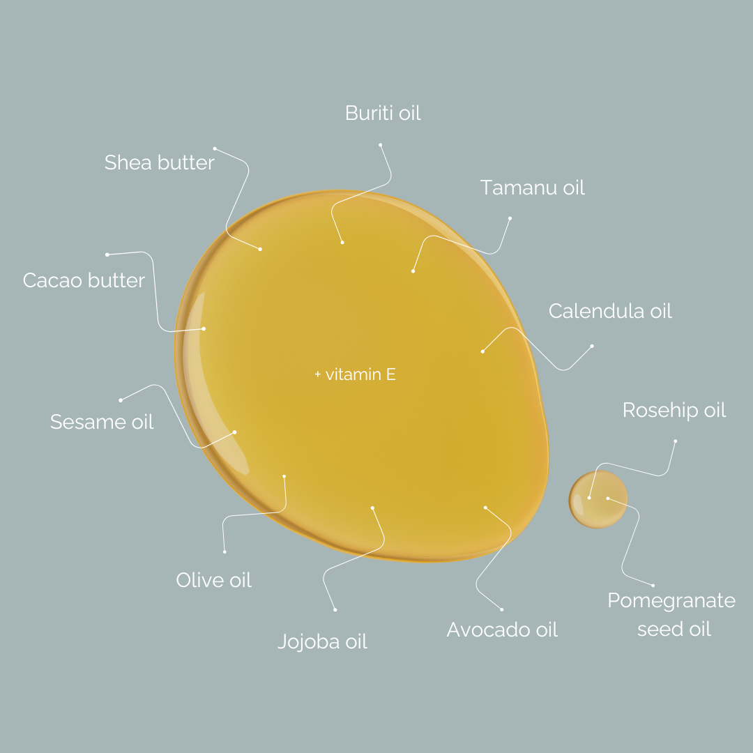 Abura Body Oil – natuurlijke Afrikaanse en Mediterrane oliën met essentiële oliën voor wellnessritueel