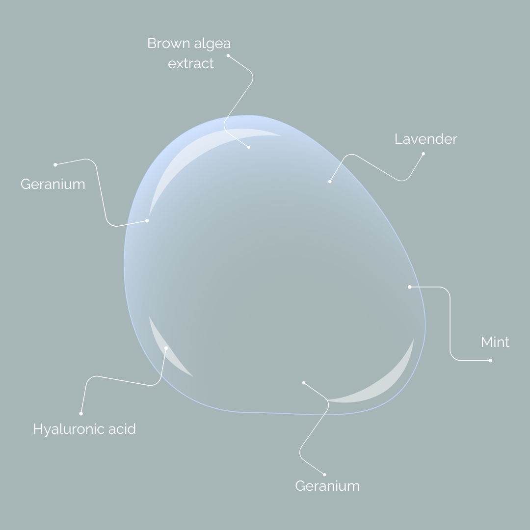 Aquaradiance Facemist • Cosmos Organic ✔ • Refreshes - Hydrates - Protects • Geranium | Lavender | Mint | Hyaluronic Acid • All Skin Types