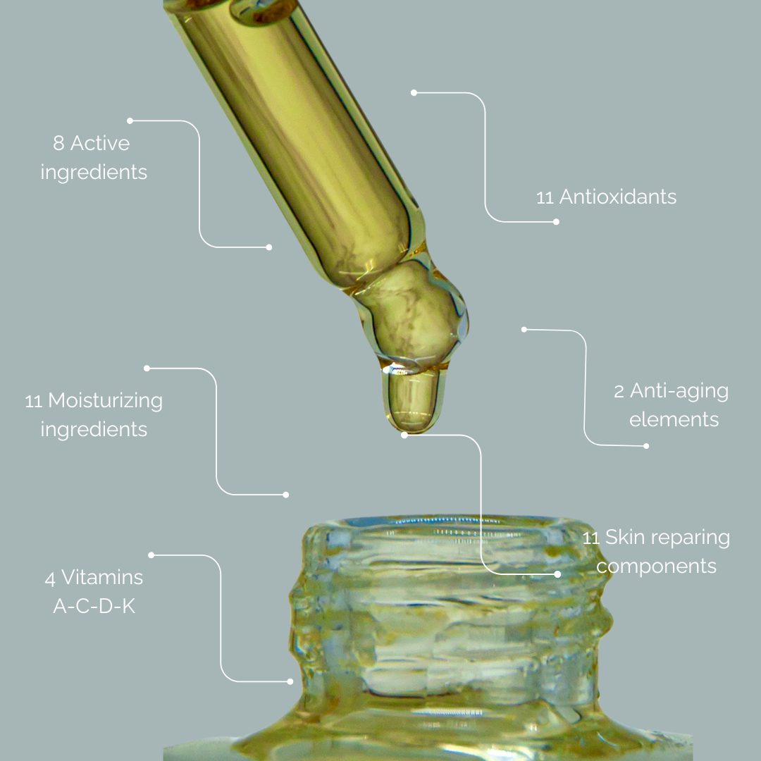 Hazelwood • Hydrateert • Verstevigd • Verzachtend •  Dry Body Oil  • Vitamine E | Neroli | Jasmine | Oudh |15 +Organic ingredienten | Afrikaanse & Mediterrane rituelen in 1 fles